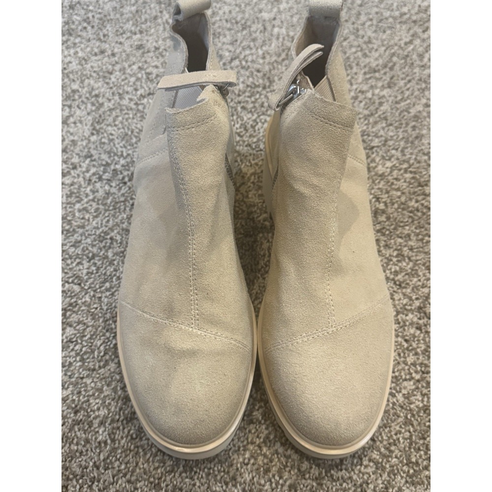 Tom's Maude Wedge Bootie In Natural Size 9.5W